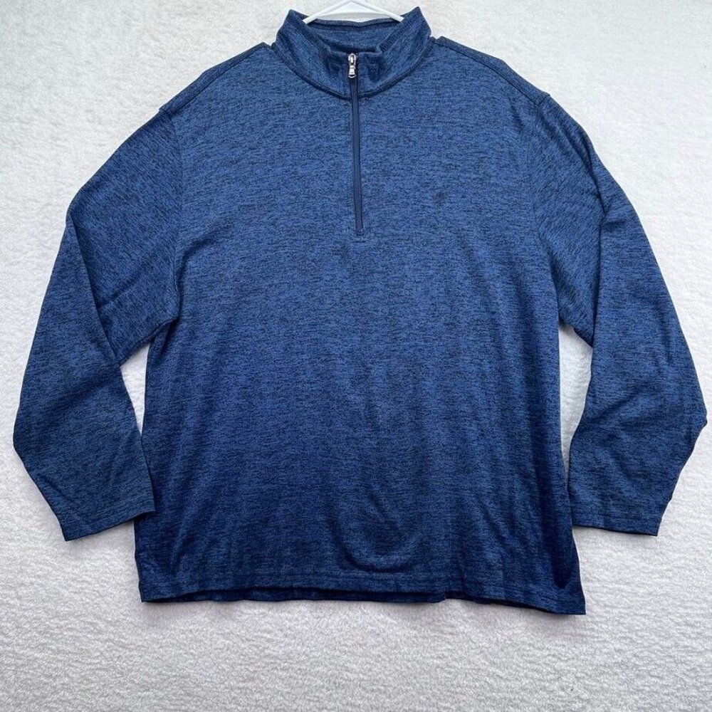 Izod Sweater Adult Extra Large Golf Outdoor Advantage 1/4 Zip Sweatshirt Mens
